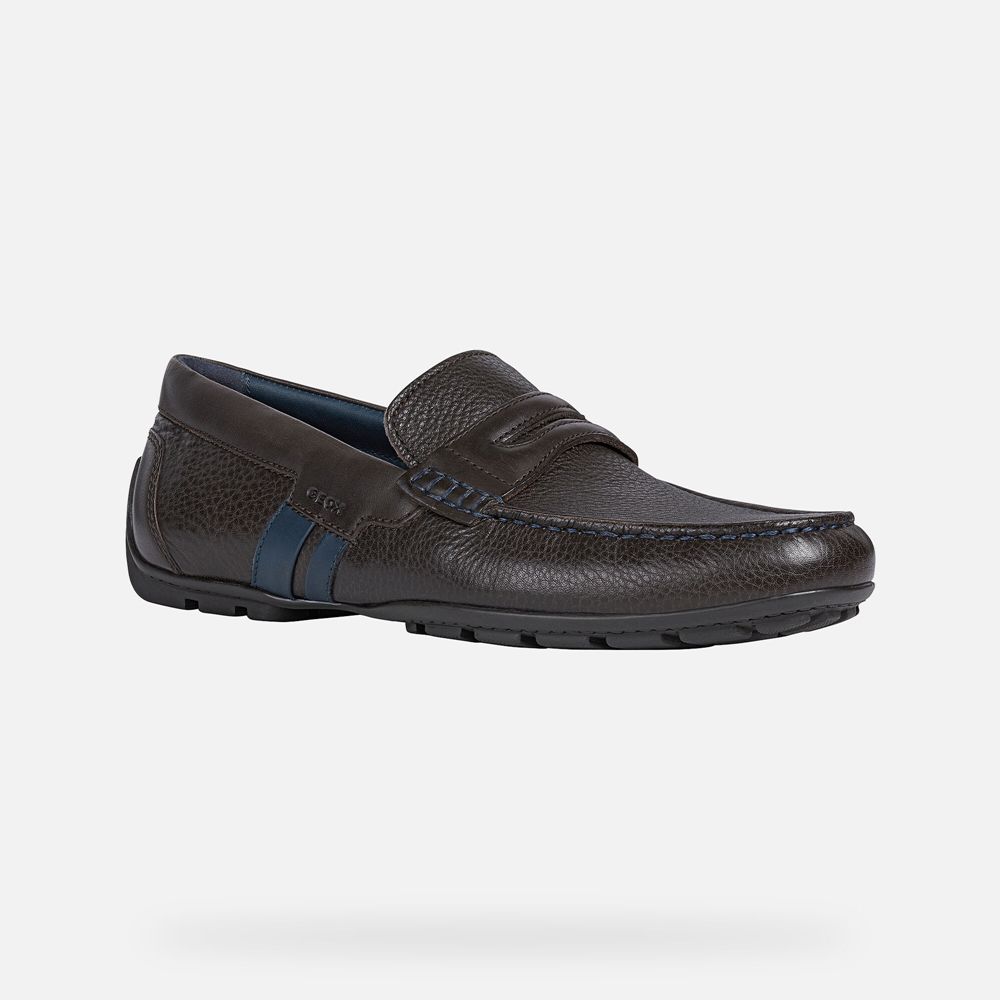 Geox Loafers Dark Brown Moner - Geox Mens Shoes - QSMIVC519